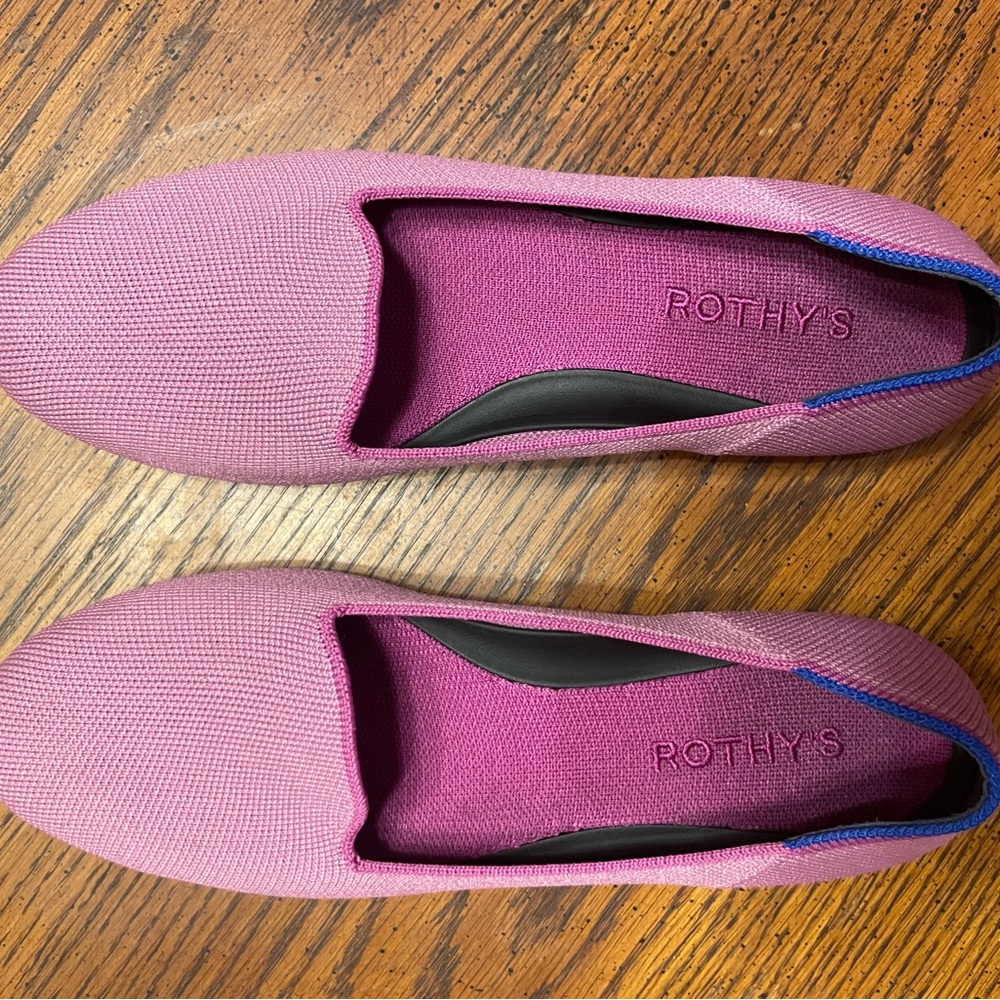 Rothy's Vibrant Pink Loafers